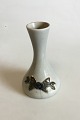 Bing & Grondahl Vase with modeled Flower