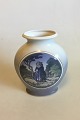 Royal Copenhagen Art Nouveau Vase with The Swineherd No 4481