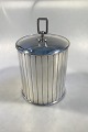 Unique Georg Jensen Sterling Silver Jar with Lid Sigvard Bernadotte