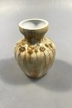 Royal Copenhagen Ludvigsen Vase No 1381 with  Yelow Crystalline Glaze
