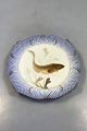 Royal Copenhagen Blue Fish Plate with Gold No 1212/3002.