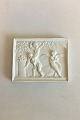 Royal Copenhagen Bisquit "Amor with a swan and boys picking fruit (summer)". 
Copy of relief modeled in Rome in 1811