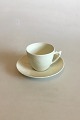 Bing & Grondahl Elegance, Creme Coffee Cup and Saucer No 102