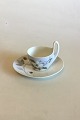 Royal Copenhagen Art Nouveau Pattern 4 High handle cup with Saucer No 90/4, 
1375/1052