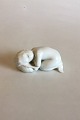 Bing & Grondahl Blanc de Chine Figurine of Child with seashell No 2315
