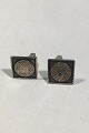 Mexico Sterling Silver/Gold Cuff Links