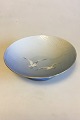 Bing & Grondahl Seagull with Gold Cake Dish on foot No 206