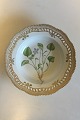 Royal Copenhagen Flora Danica Deep Plate with pierced border No 20/3547