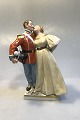 Royal Copenhagen Overglaze Figurine Soldier and Princess No 1180