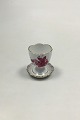 Herend Hungary Apponyi Purple Egg Cup No 265