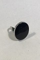 Niels Erik From Sterling Silver Ring Onyx