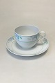 Bing & Grondahl Fleur, Light Blue Tea Cup and Saucer No 476
