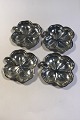 Lenox Silver Inc NYC Sterling Silver Four-leaf Clover Dish (Set of 4)