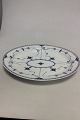 Royal Copenhagen Blue Fluted Half Lace Oval Serving Dish No 634