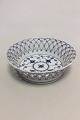 Royal Copenhagen Full Lace Blue Fluted Fruit Bowl No 1054