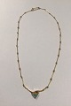 Lapponia 14K Gold Necklace with Opal