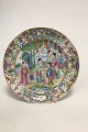 Chinese Canton (gold and green) plate.