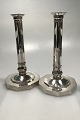 Georg Jensen Sterling Silver Candlesticks No 286