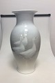 Royal Copenhagen Unique vase by Gotfred Rode from 8th of October 1927 with Geese