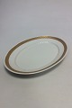 Royal Copenhagen Gold Fan Oval Serving Platter No. 11508