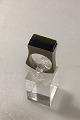 Georg Jensen Sterling Silver modern Ring no 180 with Stone