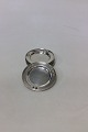 Set of 6 Georg Jensen Sterling Silver Glass Coasters no 428 D