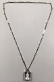 Wiwen Nilsson Sterling Silver Necklace with Rock Crystal Pendant