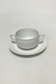 Royal Copenhagen White Fan Bouillon Cup No 11565