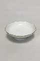 Royal Copenhagen Tradition White Half Lace w. Gold Small Bowl on foot No No 511