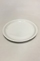 Royal Copenhagen White Flora Danica Pearl Round tray No 3566