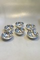 Set of 6 Georg Jensen Harald Nielsen Sterling Silver Finger Bowls no 580C