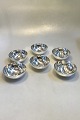 Set of 6 Georg Jensen Harald Nielsen Sterling Silver Finger Bowls no 580C