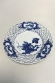 Royal Copenhagen Blue Flower Curved Pierced Plate No 636