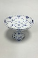 Royal Copenhagen Blue Fluted Full Lace Cake Bowl on Foot No 1020