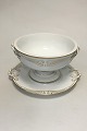 Royal Copenhagen Patttern No 117 Art Nouveau with Gold decoration Tureen with 
under tray