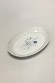 Bing & Grondahl Demeter / White Cornflower Oval Dish No 16