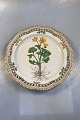 Royal Copenhagen Flora Danica Dinner Plate with Pierced Border No 20/3526