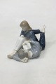 Royal Copenhagen Figurine Teenagers with Book No 4649