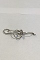 Georg Jensen Sterling Silver Brooch Forget-Me-Knot Torun No 384