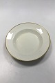 Royal Copenhagen Plain Creme pattern Soup Plate No 9590