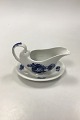 Royal Copenhagen Blue Flower Braided Sauce Can with Attached Saucer No 8068