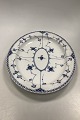 Royal Copenhagen Blue Fluted Half Lace Oval Serving Dish No 534