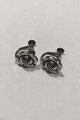 Georg Jensen Silver Earrings No 89 (Screws)