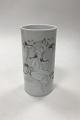 Bjorn Wiinblad for Rosenthal Cylindrical Vase with decoration with gold