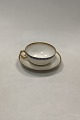 Bing and Grondahl Antique Tea Cup with Beautiful Blue Rim dekoration