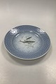 Bing and Grøndahl Blue Tone Fish Plate motif 1 Herring No. 716