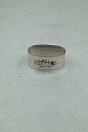 Danish Silver Napkin Ring with Flower Motif