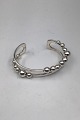 Georg Jensen Sterling Silver Bangle No 5511 Moonlight Grapes