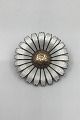 A. Michelsen Gilt Sterling Silver Marguerit(Daisy) Brooch (Guilloche)