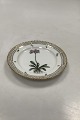 Royal Copenhagen Private Painted Flora Danica Cake Plate No 3552